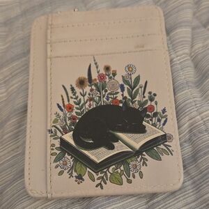 Floral Cat Card Holder